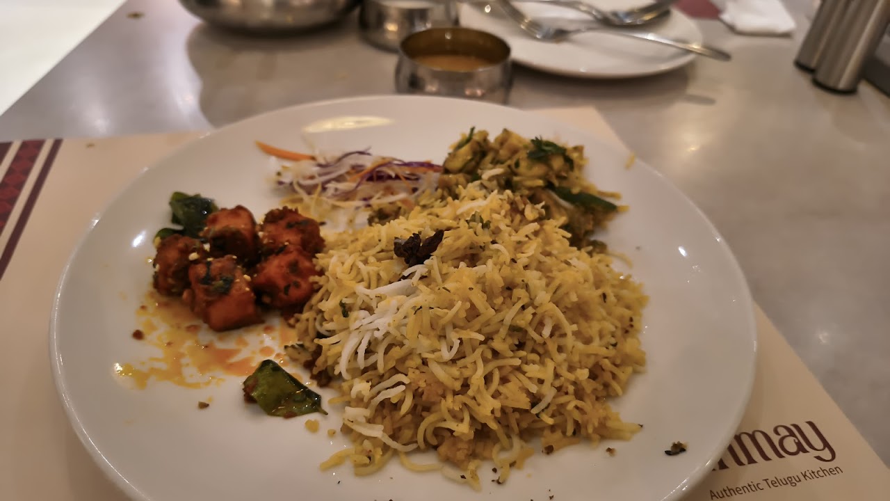 Hyderabadi Biryani at Anmay Restaurant