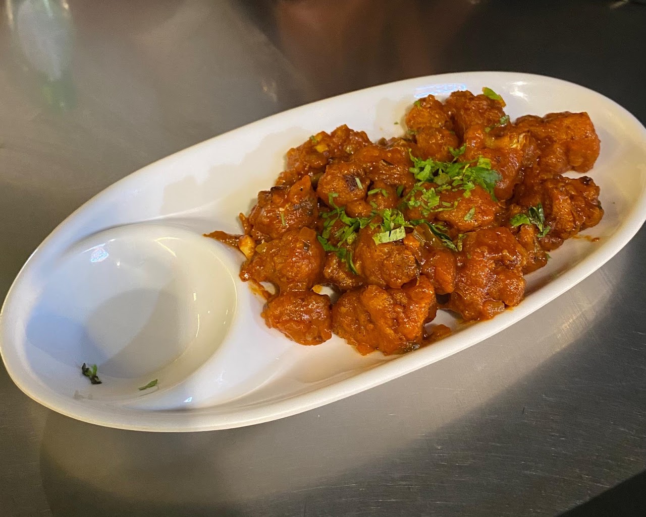 Gobi Manchurian at Asha Tiffins