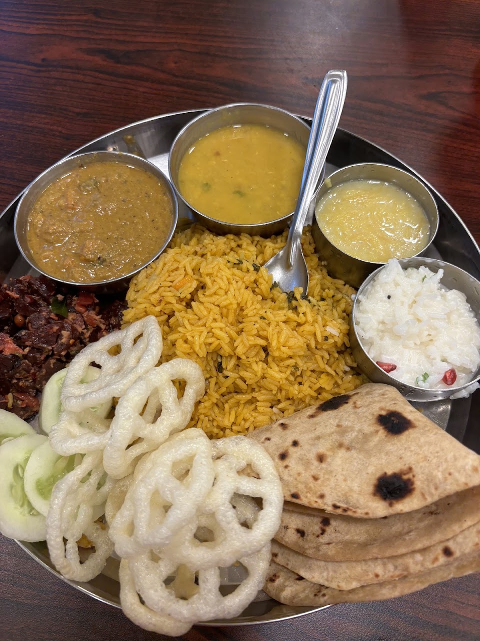 Veg Thali at Celebrations Kitchen & Bakes