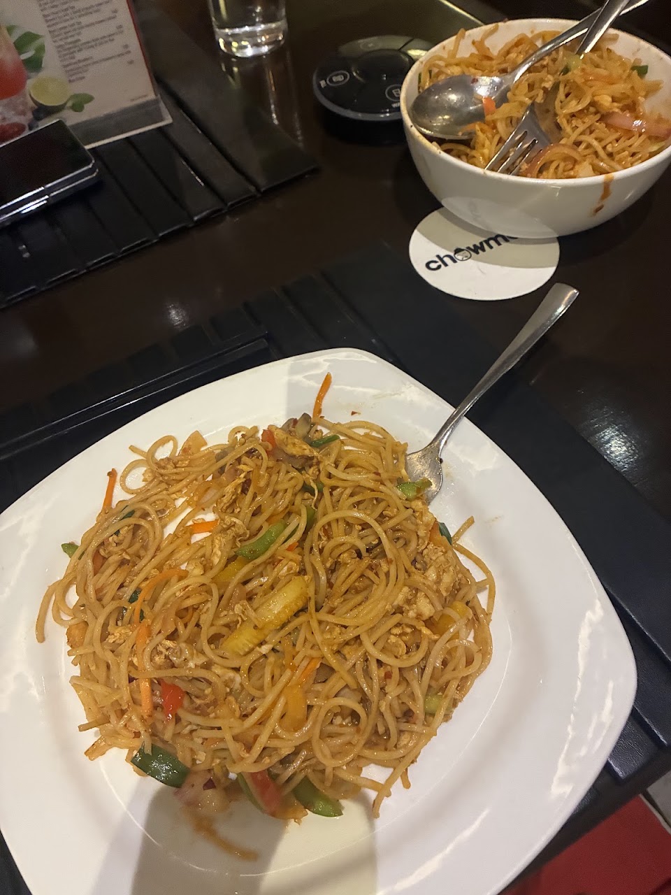 Chicken Pan Fried Noodles at Chowman (Indiranagar)