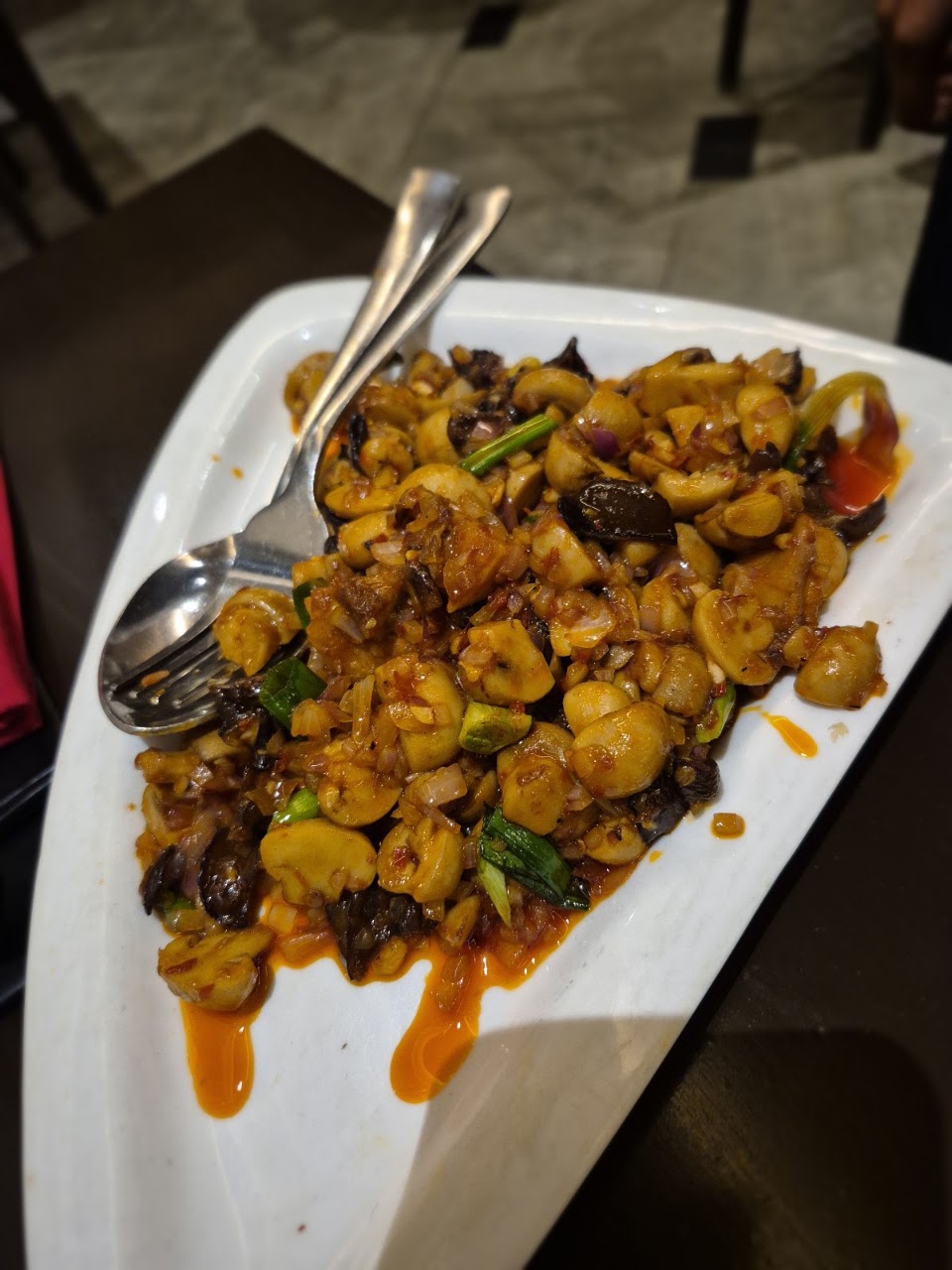 Mix Veg in Chilli Pepper Sauce at Chowman (Indiranagar)
