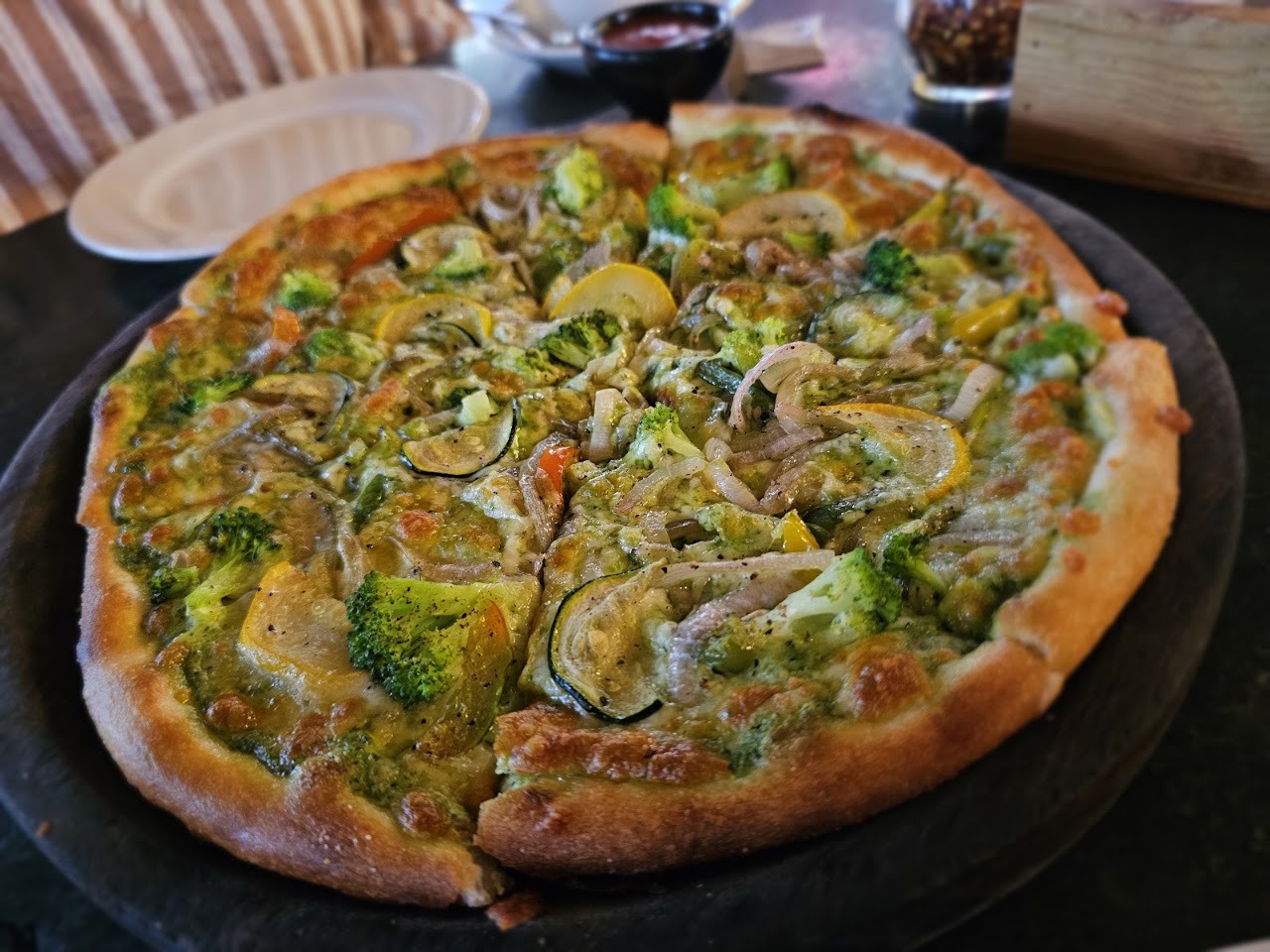 Veggie Pizza at Iris Cafe HSR