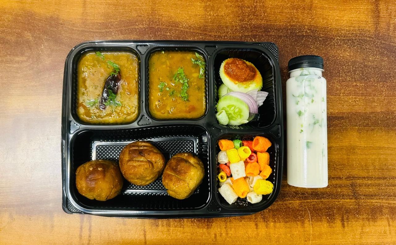 Daal Bati Churma at Jaipur Cafe (Rajasthani/ North Indian Cuisine)