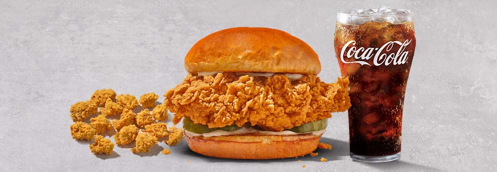 Spicy Chicken Sandwich at Popeyes - Famous Louisiana Chicken