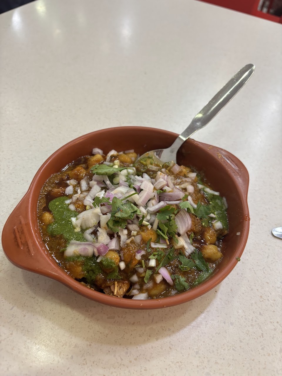 Aloo Tikki Chaat at Shubh Sweets Savouries Chaats