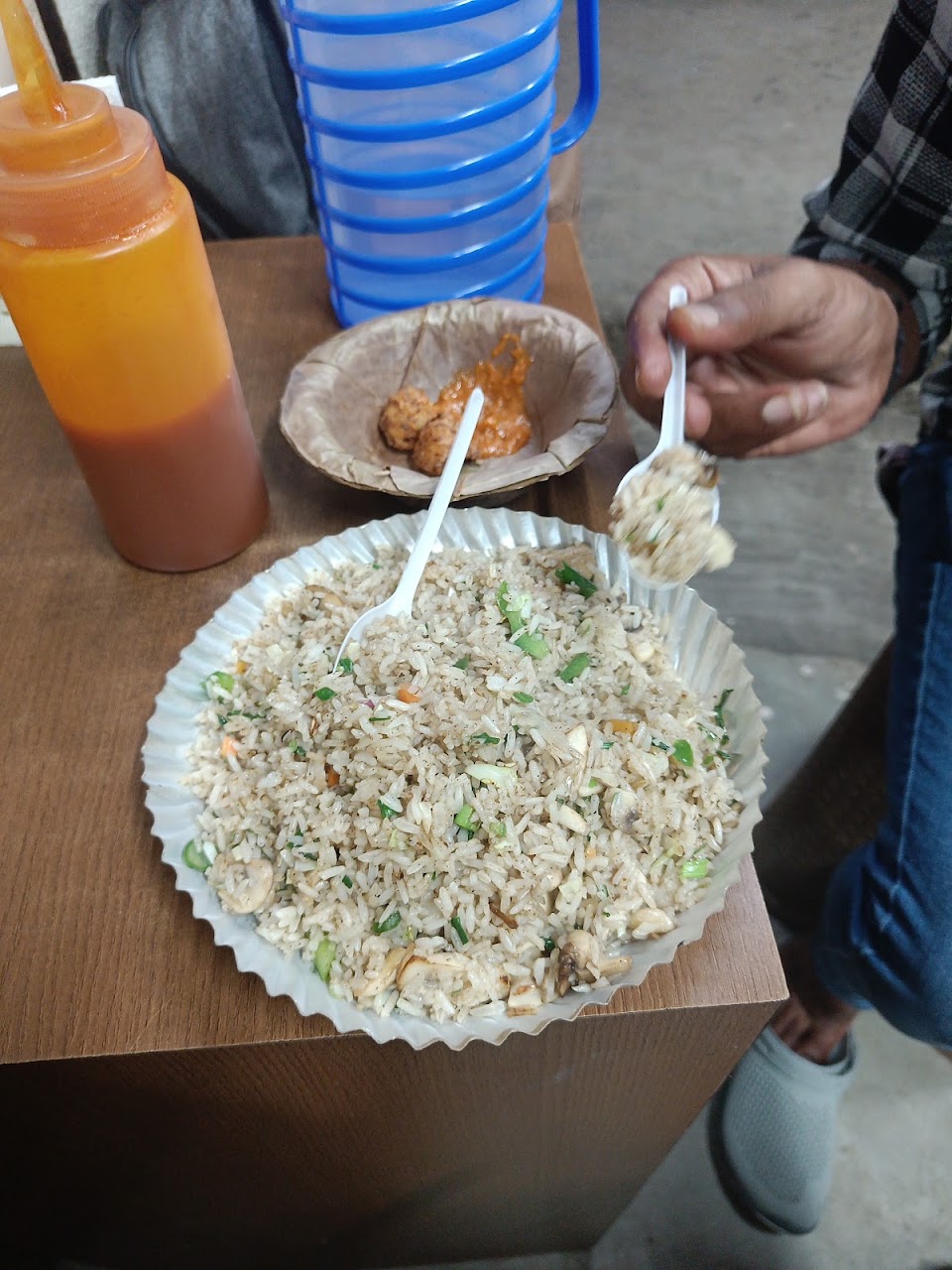 Schezwan Fried Rice at The Royal Chinese Corner