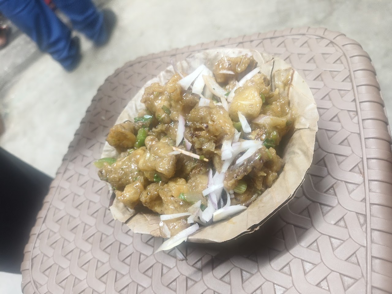Mushroom Manchurian at The Royal Chinese Corner