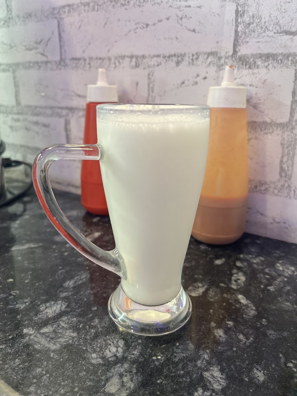 Tender Coconut Milk Shake at The Shresta Cafe